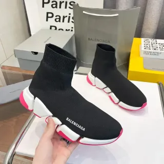 Balenciaga Speed Trainer zapatillas lifestyle negras blancas rosadas