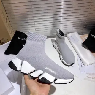 Balenciaga Speed Trainer حذاء رياضي lifestyle رمادي مناسب للجوارب