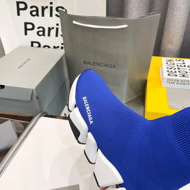 Balenciaga Speed Trainer Royal Blue Sock-Fit tênis lifestyle 2