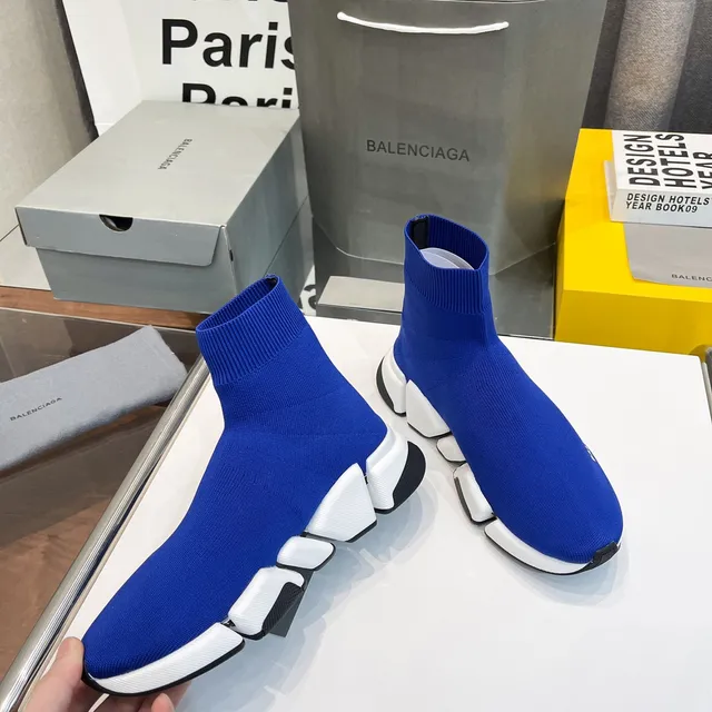 Balenciaga Speed Trainer Royal Blue Sock-Fit tênis lifestyle 4