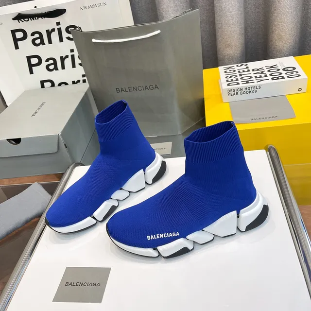 Balenciaga Speed Trainer Royal Blue Sock-Fit tênis lifestyle 5