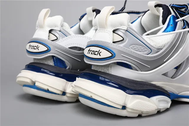 Balenciaga Track Sneaker Blanc Bleu Chaussures Chunky 2