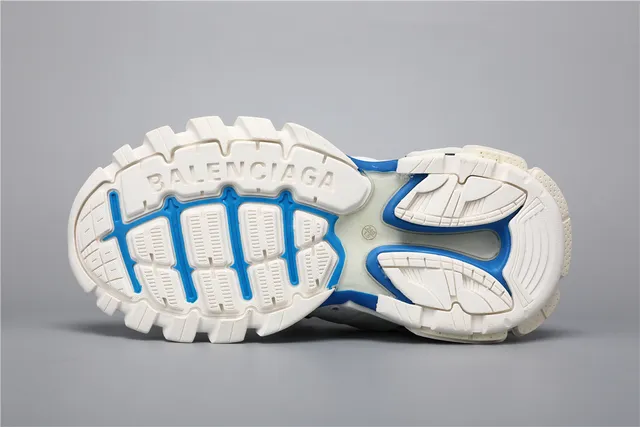Balenciaga Track Sneaker Blanc Bleu Chaussures Chunky 6