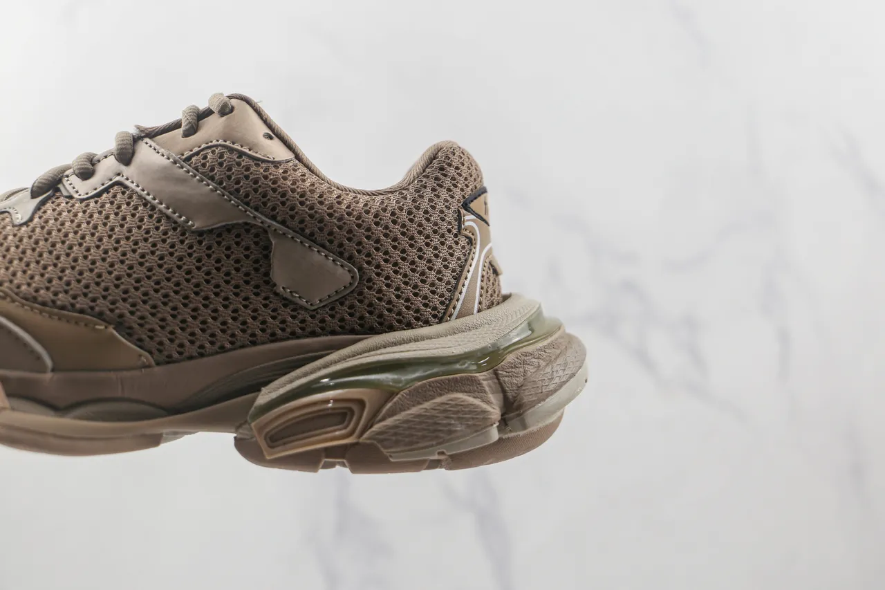 Balenciaga Track Trainer Beige Mesh Chunky Sneakers 7