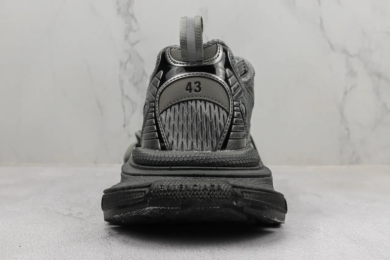 Balenciaga Track Trainer Gray Black Mesh Chunky Sneakers 9
