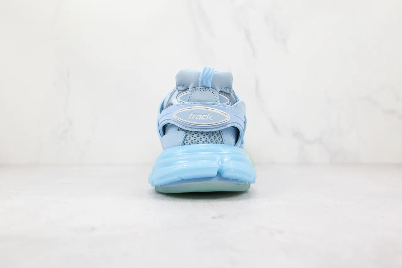 Balenciaga Track Trainer হালকা নীল এবং মিন্ট গ্রিন চংকি স্নিকার্স 2