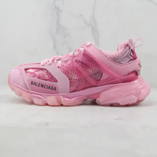 Balenciaga Track Trainer Zapatillas Chunky Transparentes Rosadas