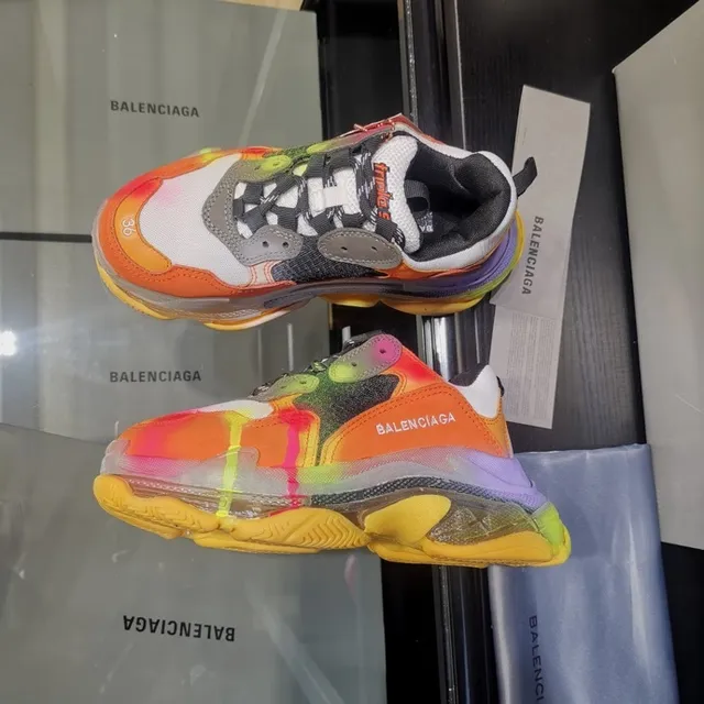 Balenciaga Triple S Multicolor Chunky Sneakers 2