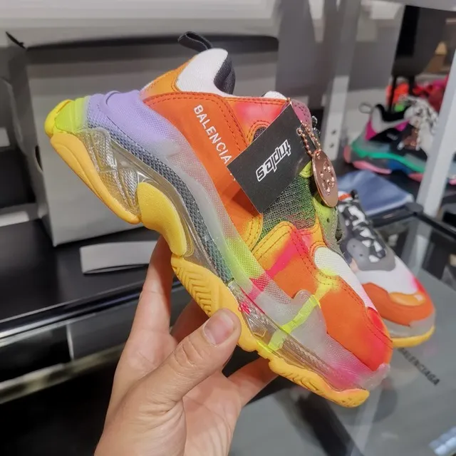 Balenciaga Triple S Multicolor Chunky Sneakers 3
