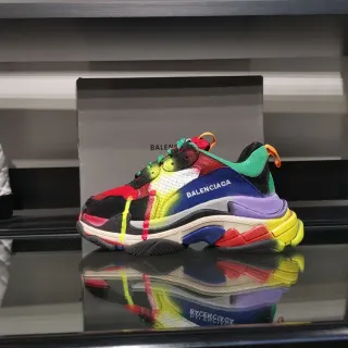 Balenciaga Triple S أحذية رياضية سميكة متعددة الألوان