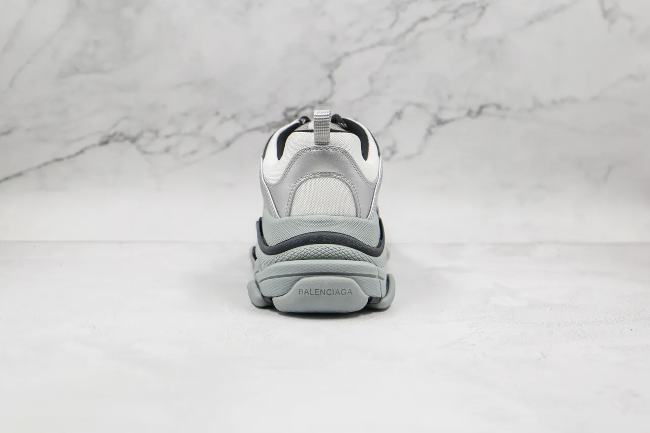 Balenciaga Triple S Blanco Negro Gris Zapatillas Chunky 2