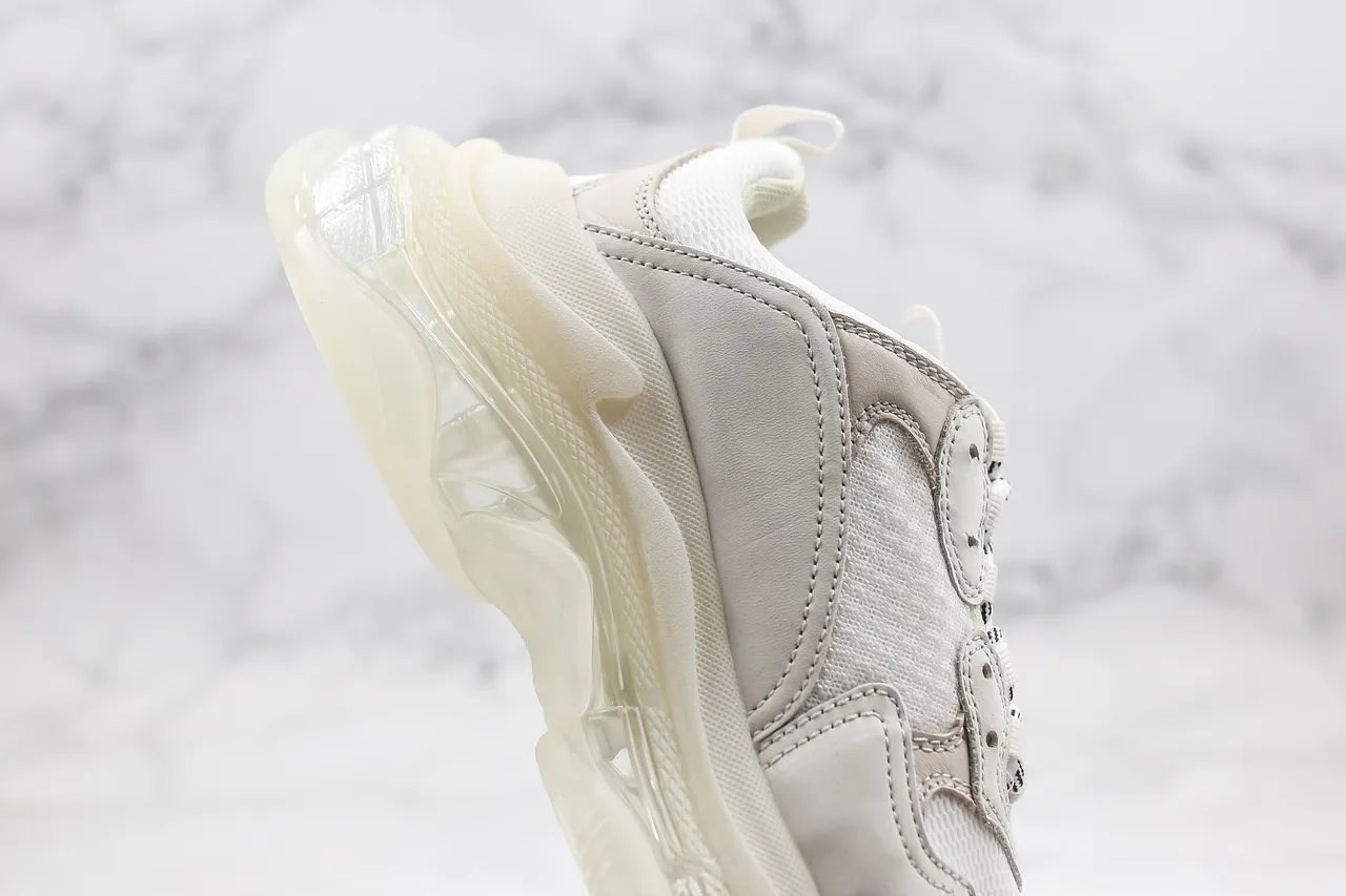 Balenciaga Triple S White Chunky Sneakers 7