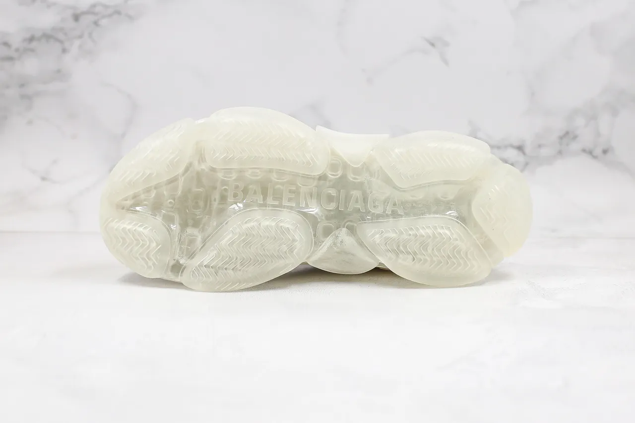 Balenciaga Triple S White Chunky Sneakers 8