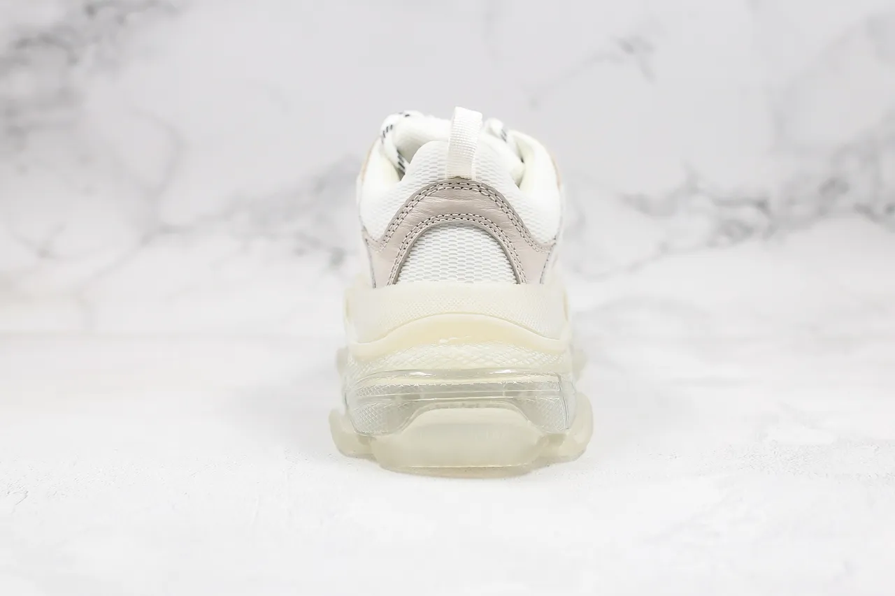Balenciaga Triple S White Chunky Sneakers 9