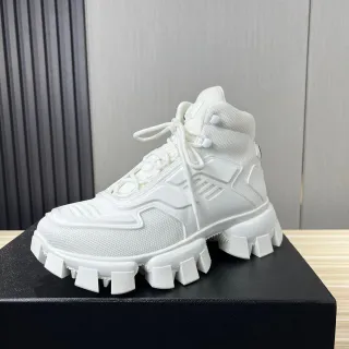 Balenciaga حذاء أبيض high-top sole chunky sneakers