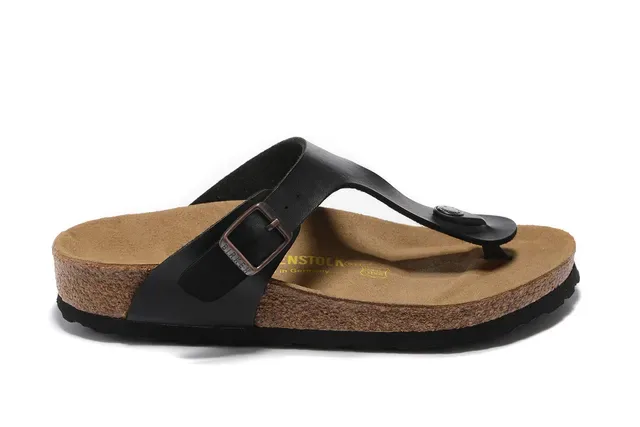 Birkenstock Arizona Black Leather Casual Sandals 4