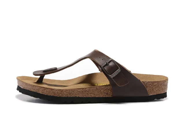 Birkenstock Arizona Sandálias Casuais de Couro Marrom 2