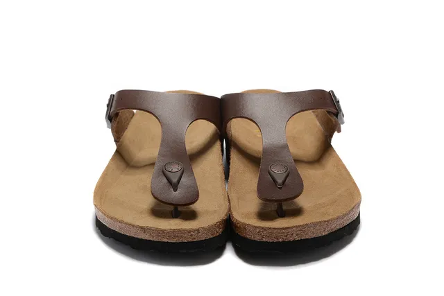 Birkenstock Arizona Sandálias Casuais de Couro Marrom 3