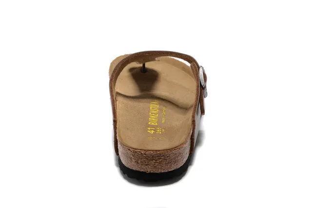 Birkenstock Arizona Sandálias Casuais de Couro Marrom 5