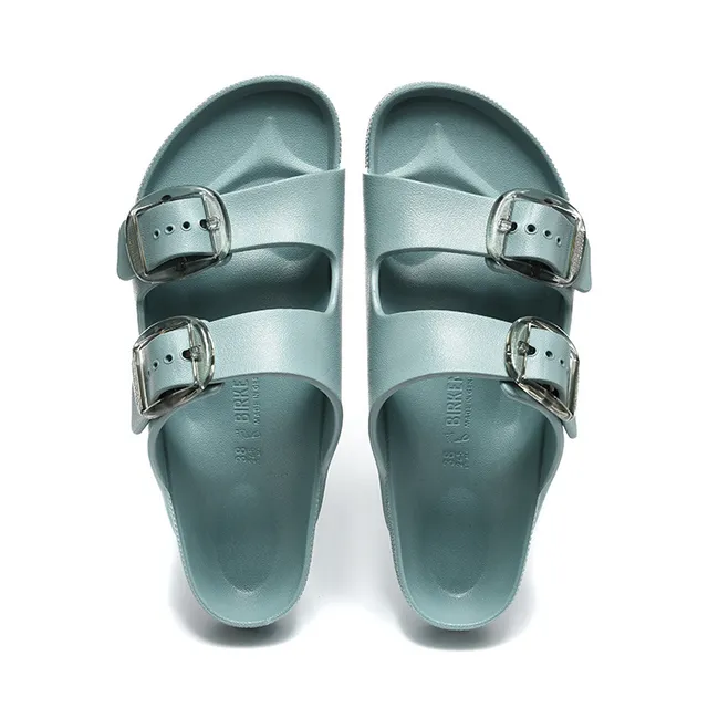 Birkenstock Arizona Vert Turquoise Poussiéreux Sandales Casual 3