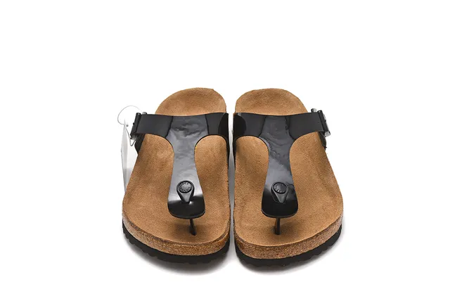 Birkenstock Arizona Sandales Casual Noires Brillantes 3