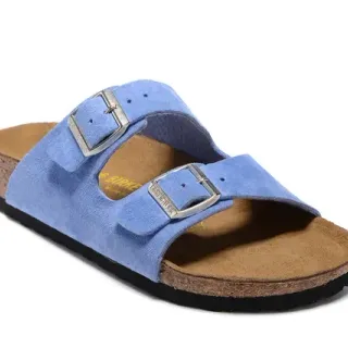 Birkenstock Arizona Light Blue Suede Casual Sandals