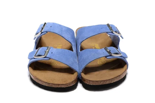 Birkenstock Arizona Light Blue Suede Casual Sandals 2
