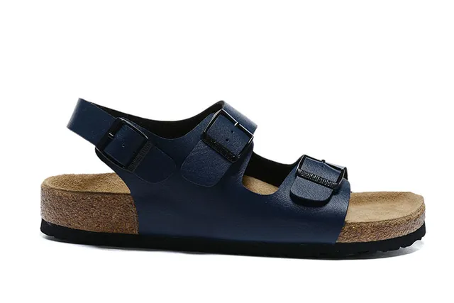Birkenstock Arizona صنادل كاجوال أزرق بحري 2