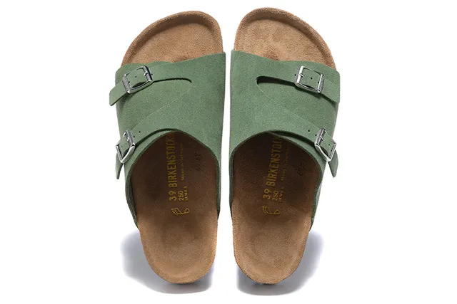 Birkenstock Arizona Vert Olive Chaussure à deux sangles 2