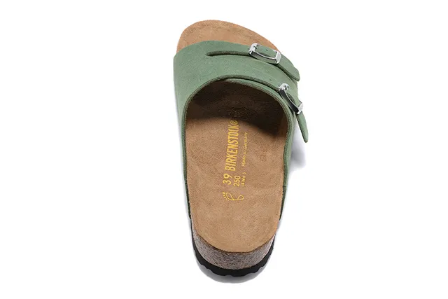 Birkenstock Arizona Vert Olive Chaussure à deux sangles 5