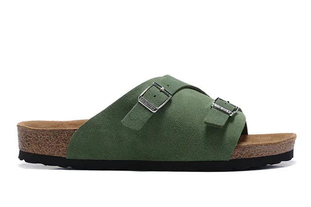 Birkenstock Arizona Vert Olive Chaussure à deux sangles 6