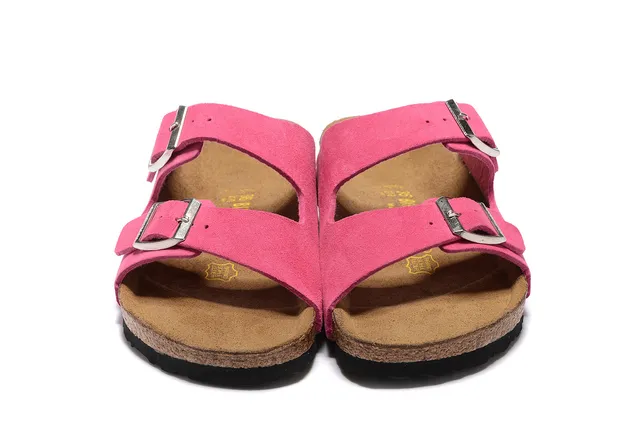 Birkenstock Arizona Sandales Casual en Daim Rose 2