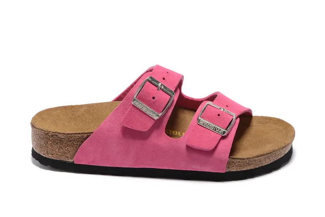 Birkenstock Arizona Sandales Casual en Daim Rose 3