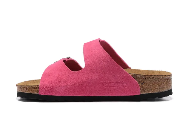 Birkenstock Arizona Sandales Casual en Daim Rose 5