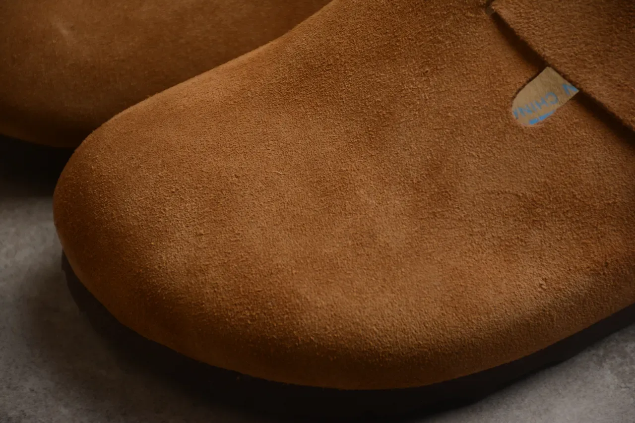 Birkenstock Arizona Sandale en Daim Tan 7