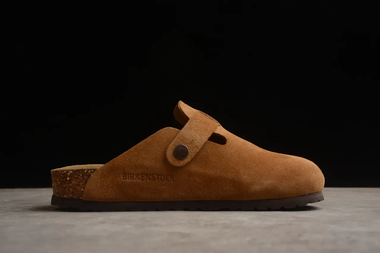 Birkenstock Arizona Sandale en Daim Tan 12