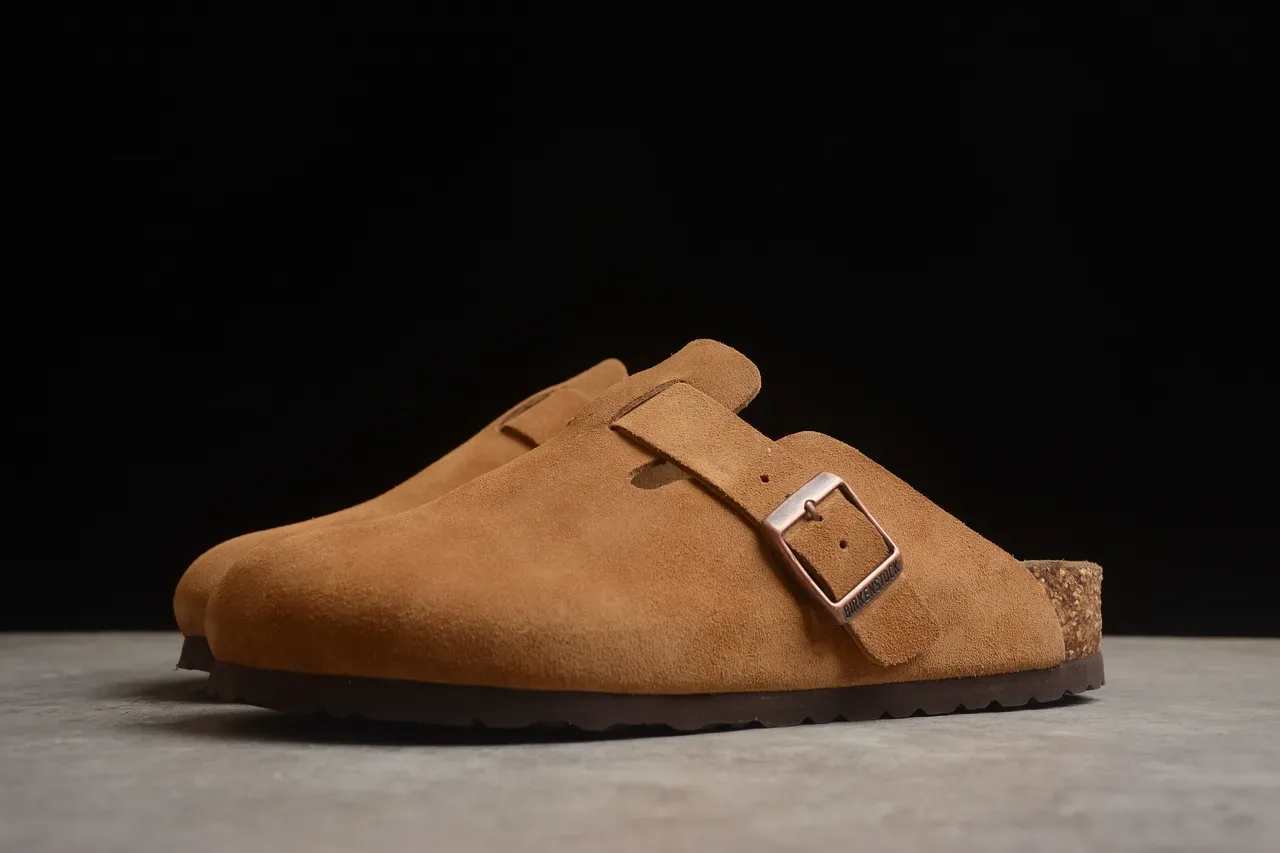Birkenstock Arizona Sandale en Daim Tan 13