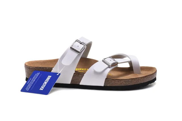Birkenstock Arizona Sandales Blanches Casual 2