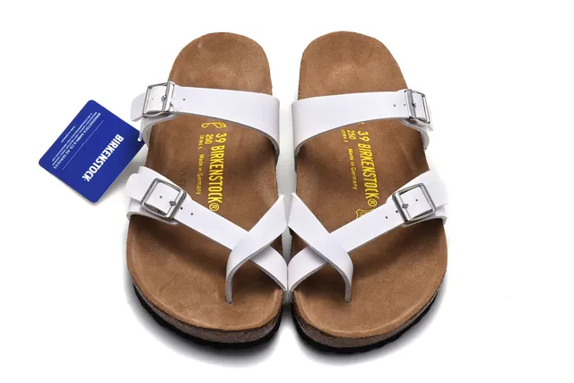 Birkenstock Arizona Sandales Blanches Casual 3
