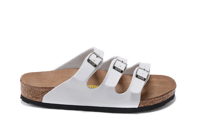 Birkenstock Arizona sandales casuales blanches 2