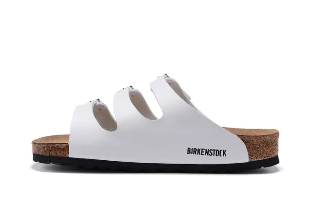 Birkenstock Arizona sandales casuales blanches 4