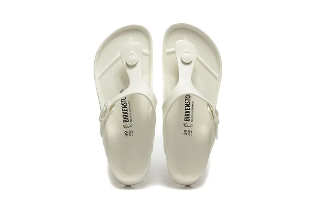 Birkenstock Arizona Sandales à brides T blanches réglables avec boucle 2