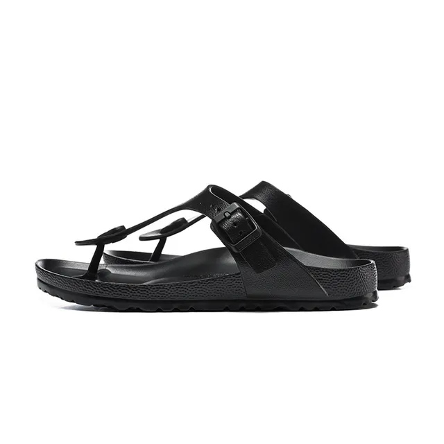 Birkenstock Mayari Noir T-Strap Thong Lanières Ajustables avec Boucle Sandales 6