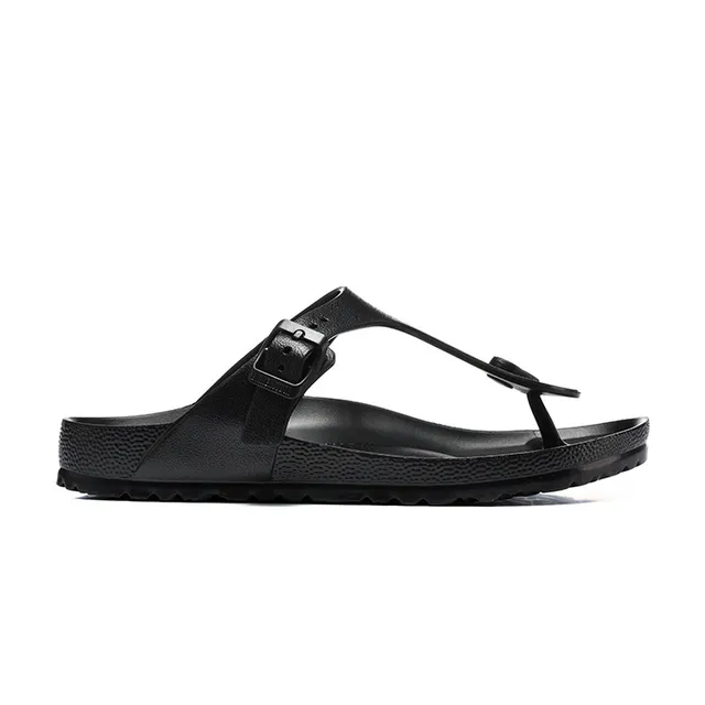 Birkenstock Mayari Noir T-Strap Thong Lanières Ajustables avec Boucle Sandales 7