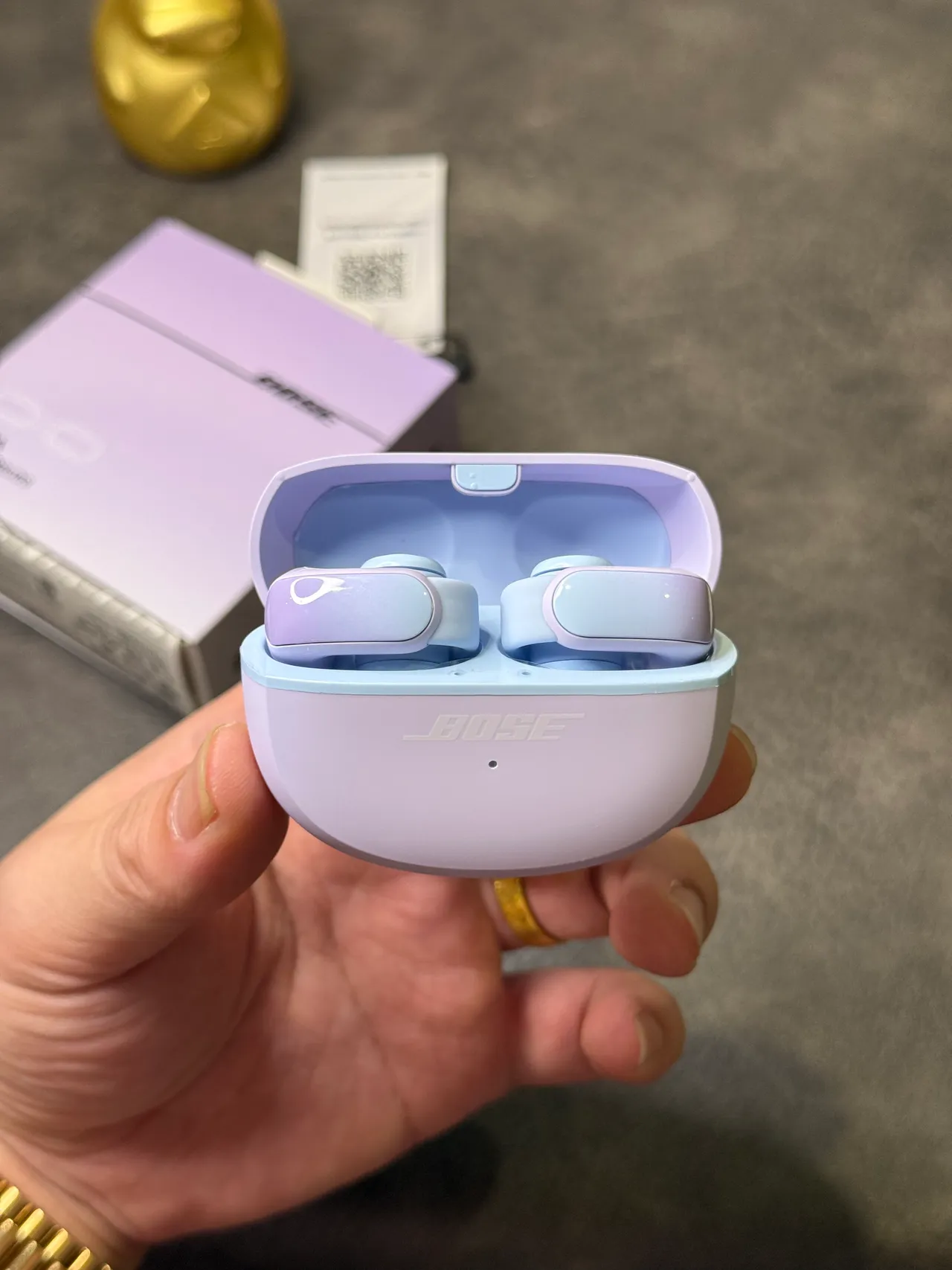 Bose Ultra Open Earbuds Purple Blue Design Pastel Lavender Casing TWS Earbuds 2