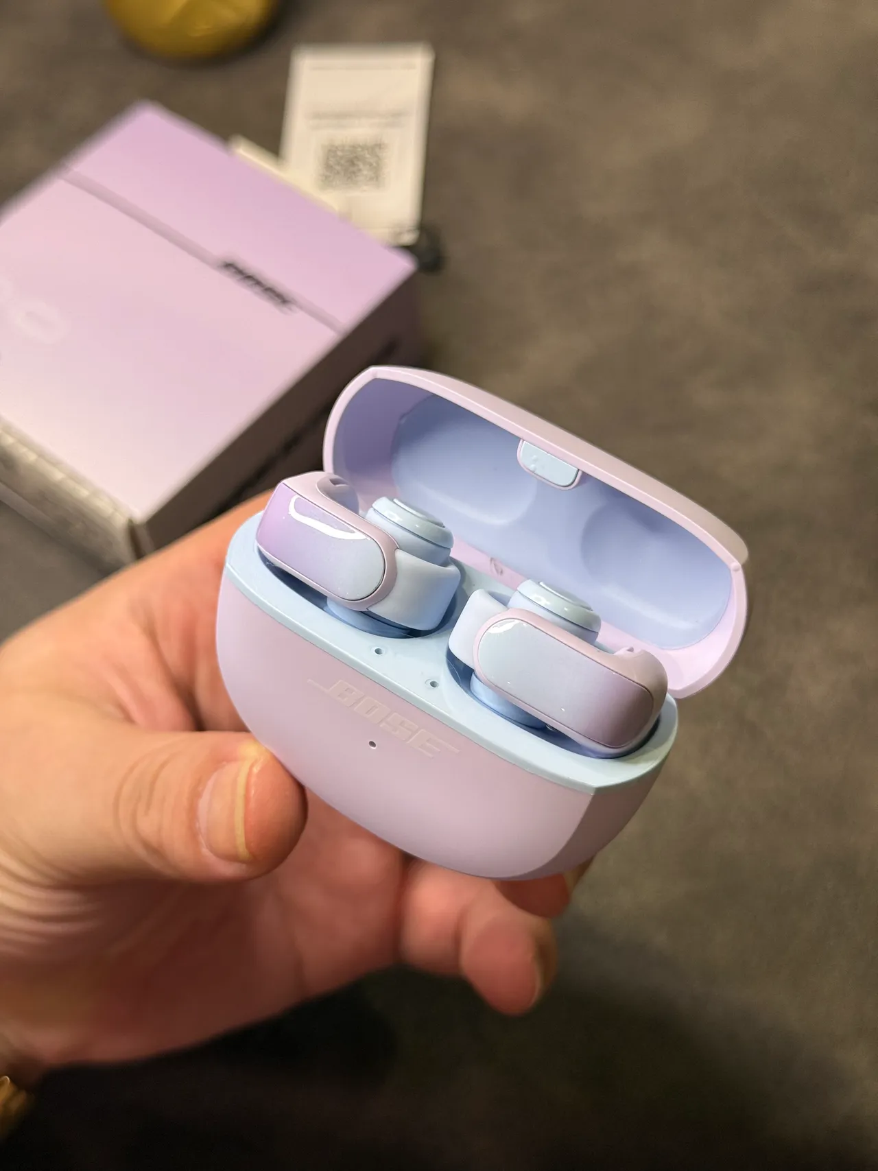 Bose Ultra Open Earbuds Purple Blue Design Pastel Lavender Casing TWS Earbuds 7