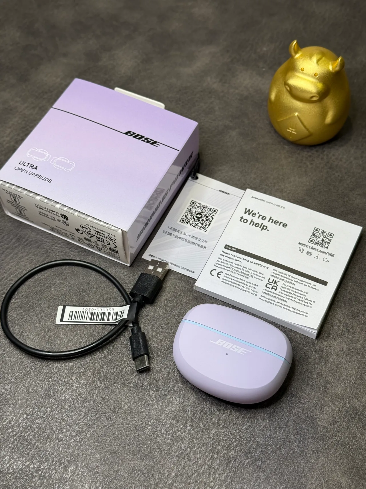 Bose Ultra Open Earbuds Purple Blue Design Pastel Lavender Casing TWS Earbuds 11