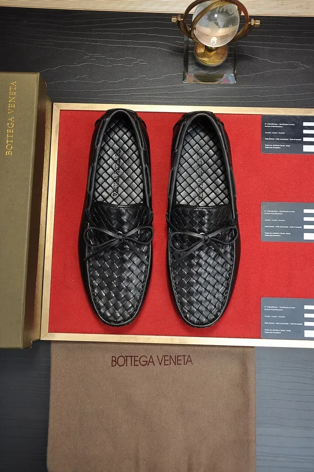Bottega Veneta Andiamo Black Intrecciato Woven Leather Bow-Tie Detail Loafer 5