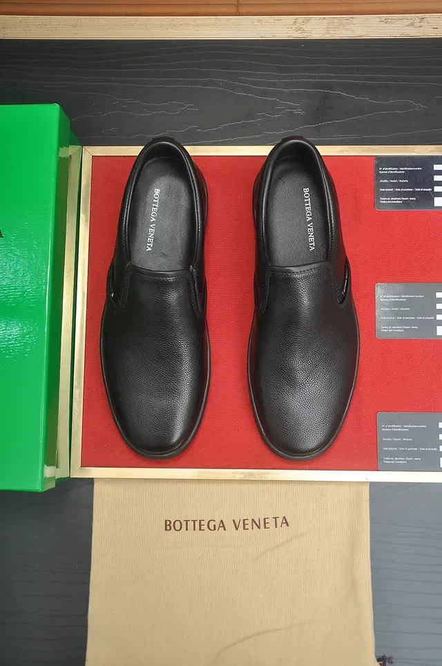 Bottega Veneta Andiamo Black Pebbled Leather Slip-On Loafers 5