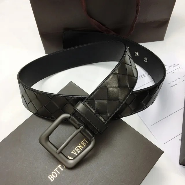 Bottega Veneta Cassette Noir Intrecciato Ceinture en cuir 9